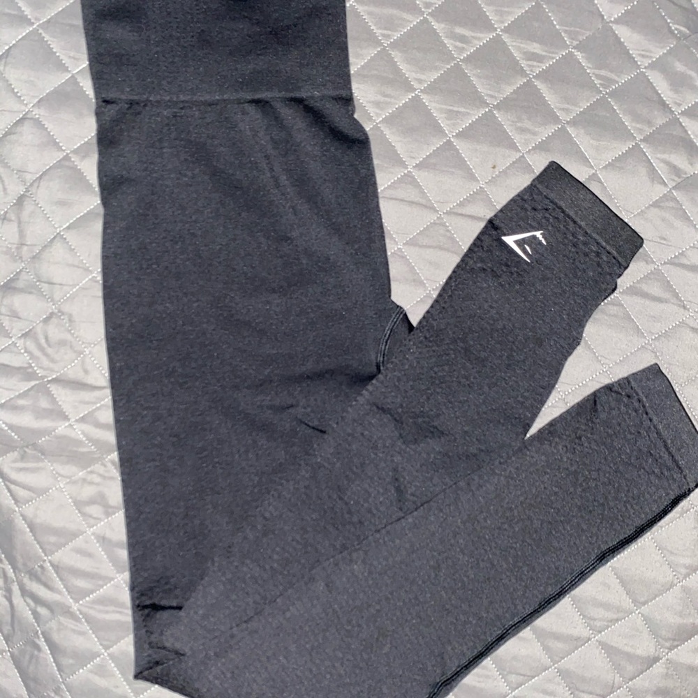 Gymshark black marl vital seamless leggings